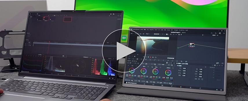 Amazon.co.jp: Miuniu 4K モバイルモニター 13.4インチ モニター