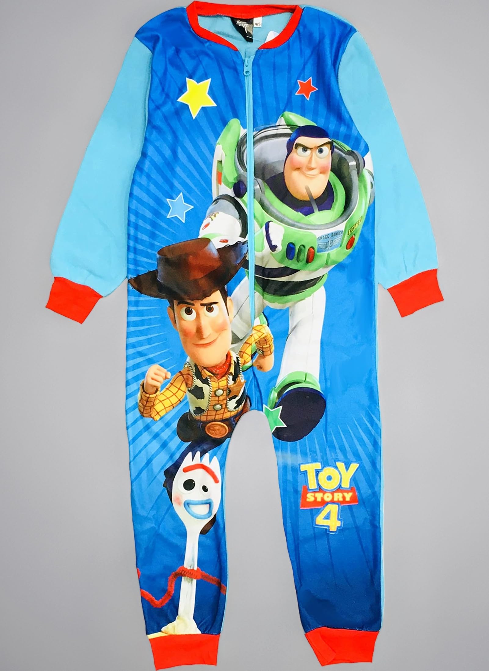 โ Disney Boys Toy Story Onesie, Sleepsuit, All in One Pyjamas featuring Buzz Light Year & Woody, Age 18 Months - 5 Years