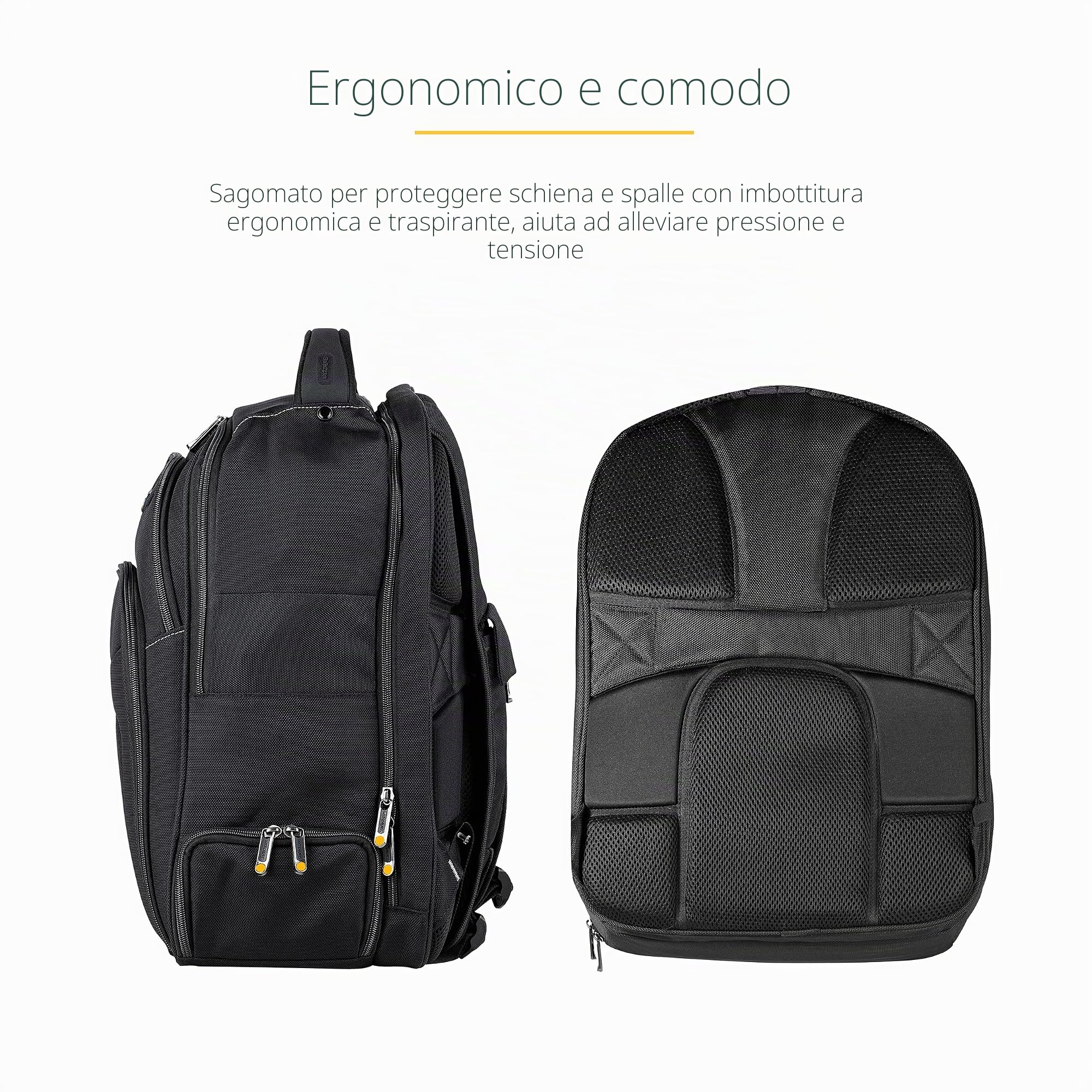 StarTech.com Laptop Backpack with Removable Accessory Case