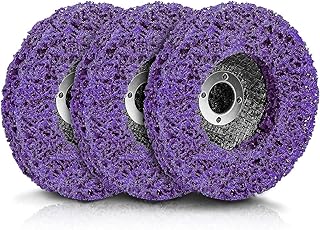 3 Pack Strip Discs Stripping Wheel for Angle Grinders Clean and Remove Paint, Rust Welds, Oxidation (4'' x 5/8'')