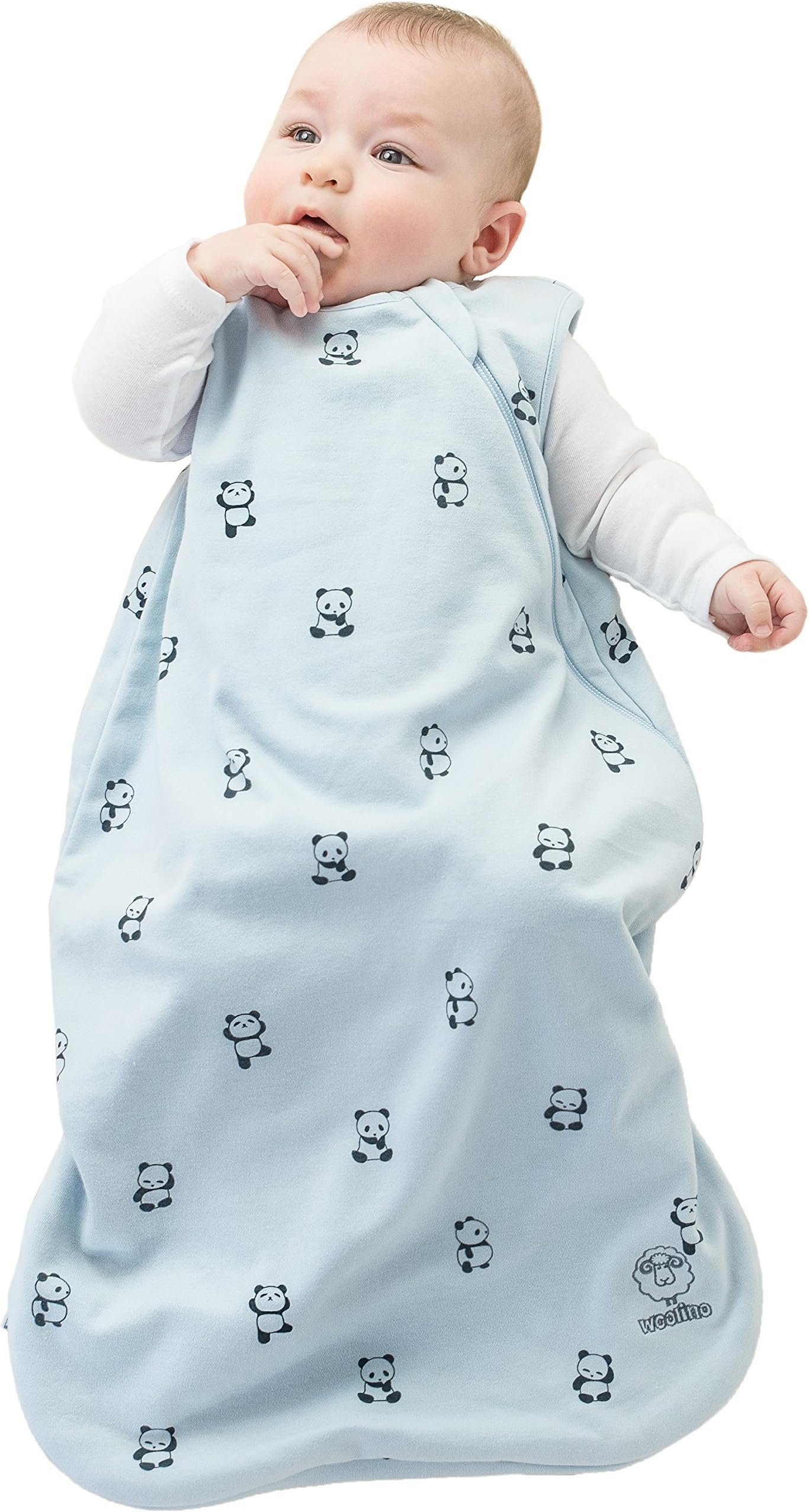 WoolinoBaby-Schlaf Tasche 4 Jahreszeiten grundlegende Merino Wolle Baby-Schlafsack