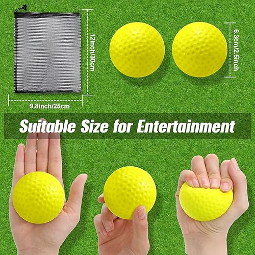 Miniatura 3 de Libima 20 piezas de mini pelota de estrés de golf a granel de 248 pulgadas pelotas de práctica de golf juguetes de alivio del estrés pelota