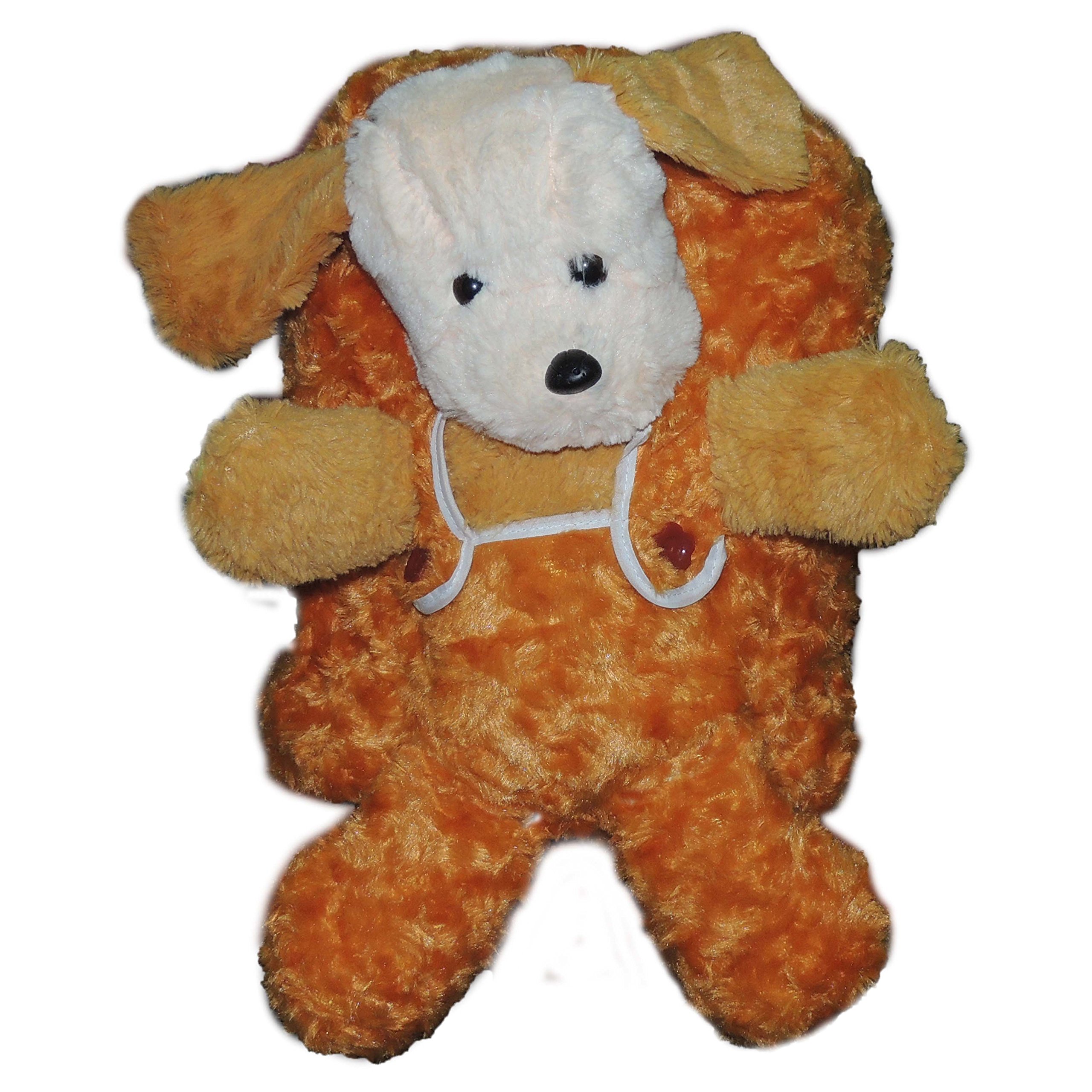 Bagathon India Kid's Synthetic Soft Puppy Shape Fur Bag