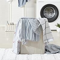 Vista 8 de Nautica - Twin XL Sheets, Cotton Percale Preppy Bedding Set, Casual Home Decor, Dorm Room Essentials (Coleridge Stripe Blue, Twin XL)