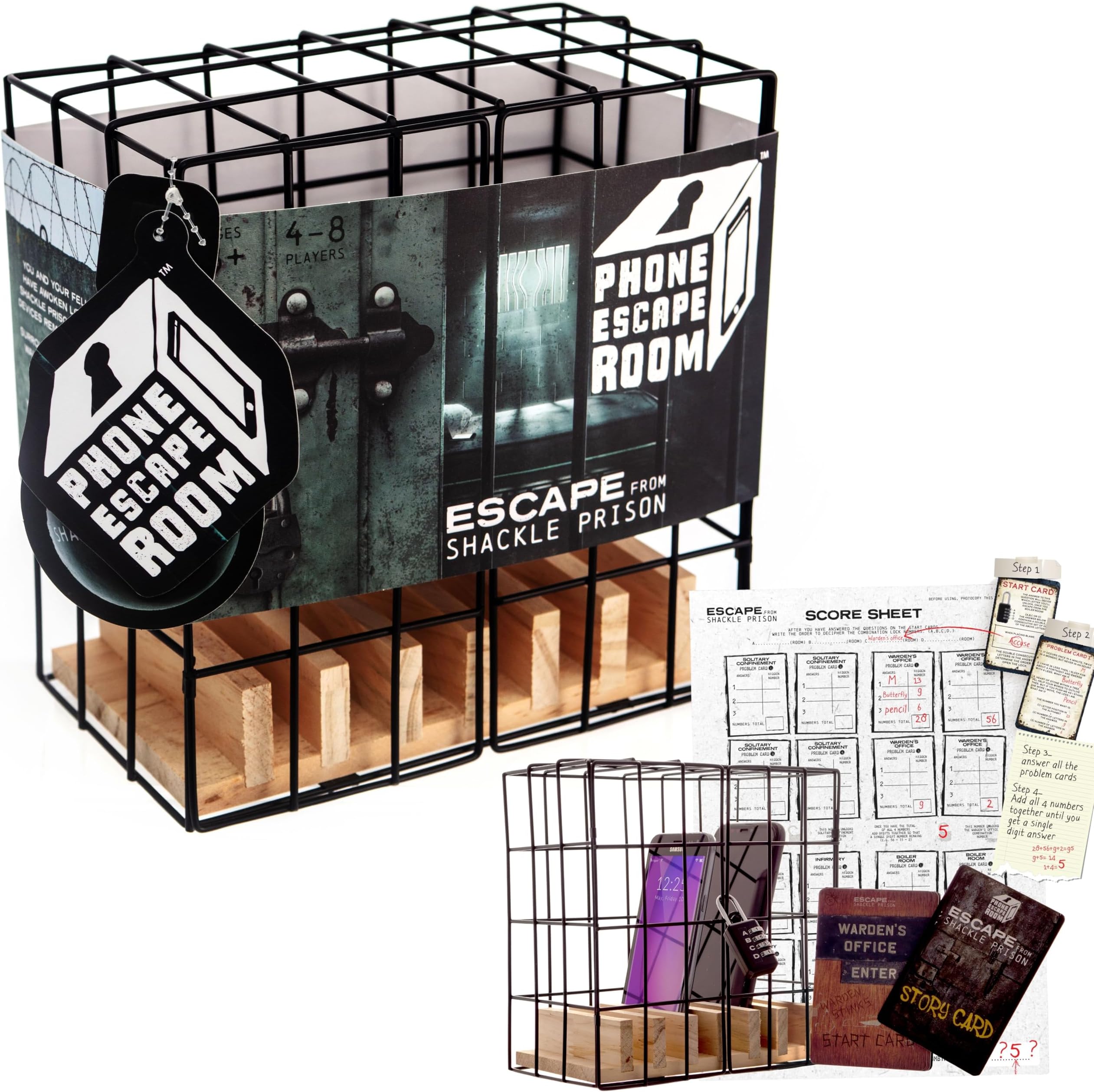 Boxer Gifts Phone Escape Room Game - Fun Family Games For Kids and Adults - Christmas or Birthday Gift For Children