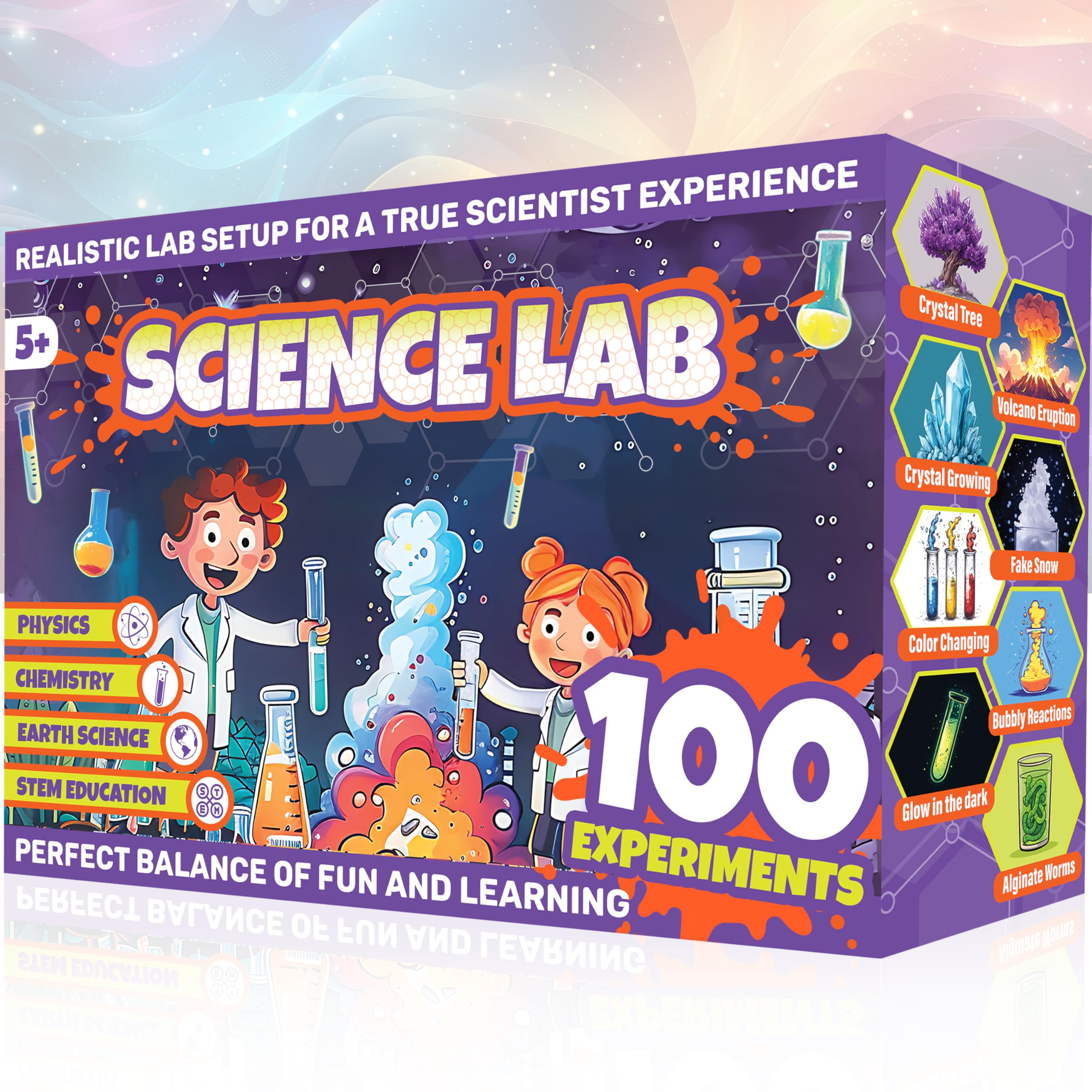 Bloonsy Science Kits for Kids | Ultimate Chemistry Lab Setup with 100 Experiments | Toys Set for Boys and Girls Age 7-8-9-12