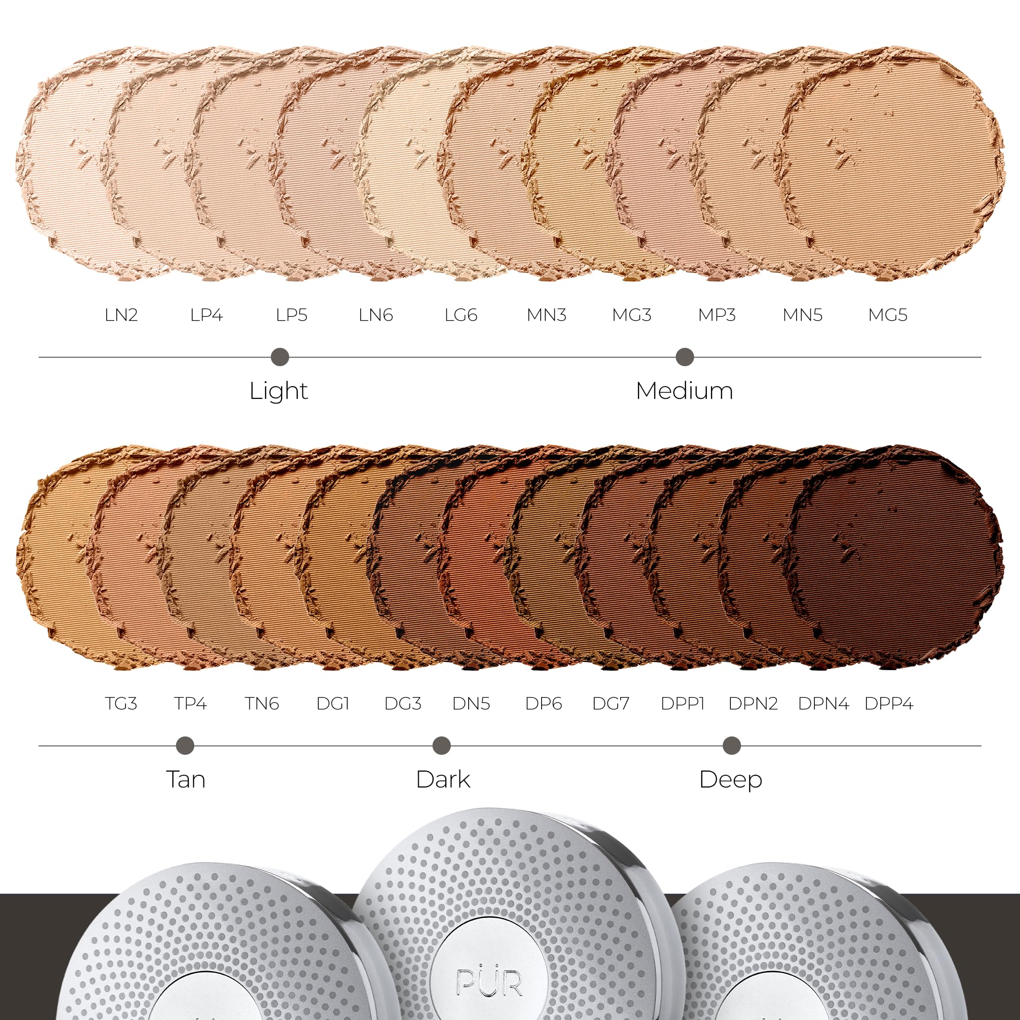 Pur Minerals 4-In-1 Pressed Mineral Makeup Light, 0.28 Ounce 47007813