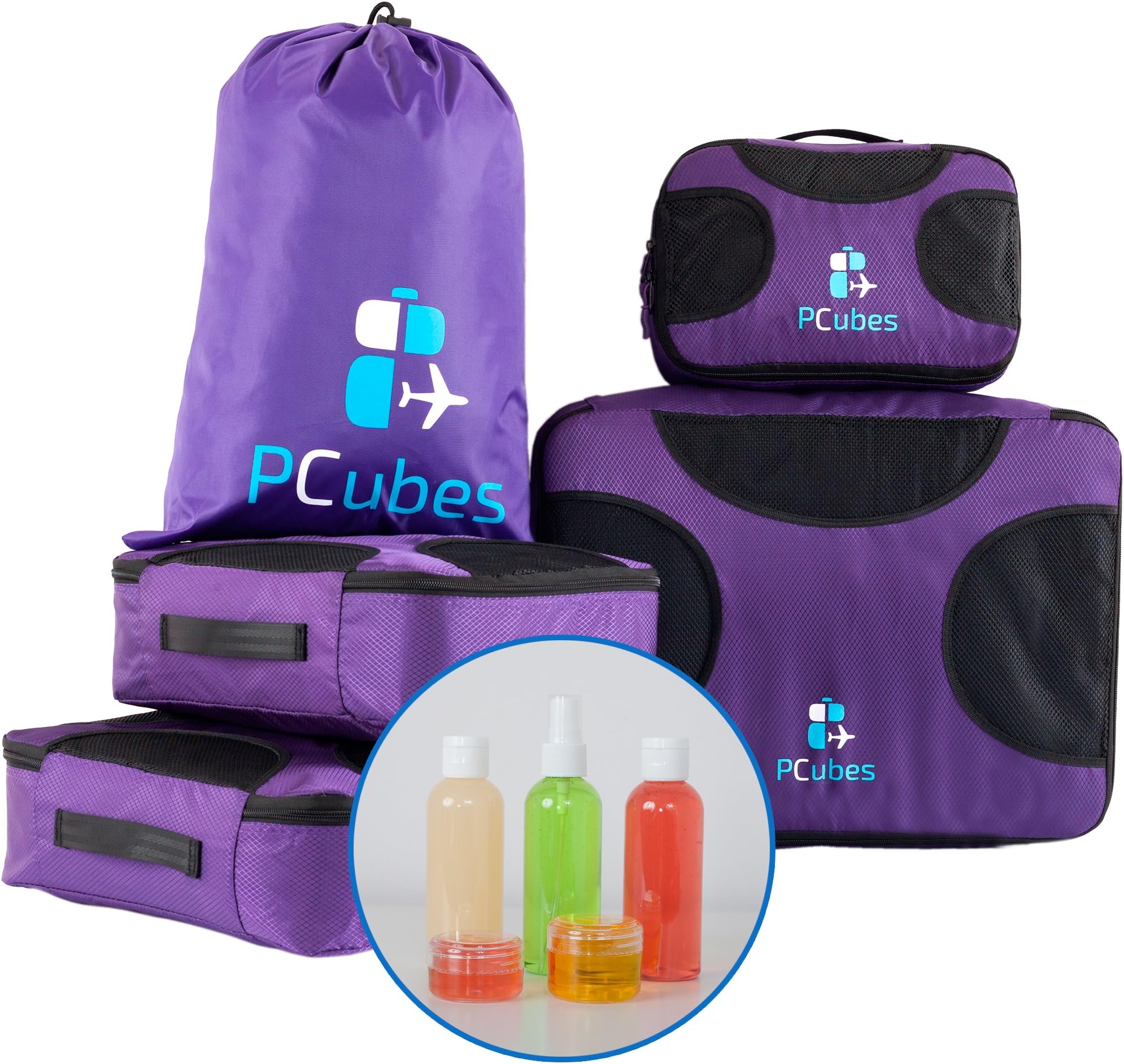 — Packing cubes set - Travel cube - Luggage organizer