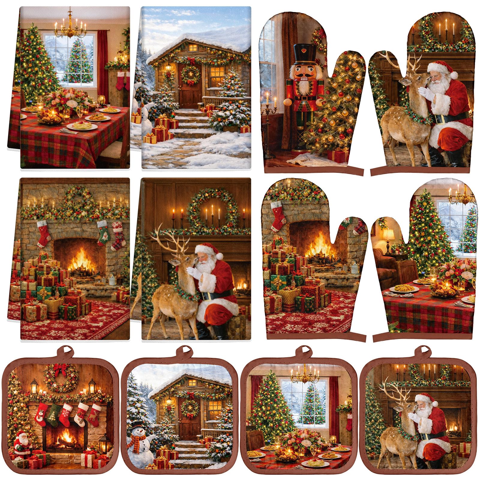 SiliFine Halloween Kitchen Accessories - Set of 12 -12 SiliFine Halloween Kitchen Accessories - Set of 12 -12