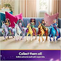 Vista 8 de Unicorn Academy, Glaciar Power of Friendship con silla de montar y brida translúcidos, 11 pulgadas, muñecas y juguetes de unicornio, regalos