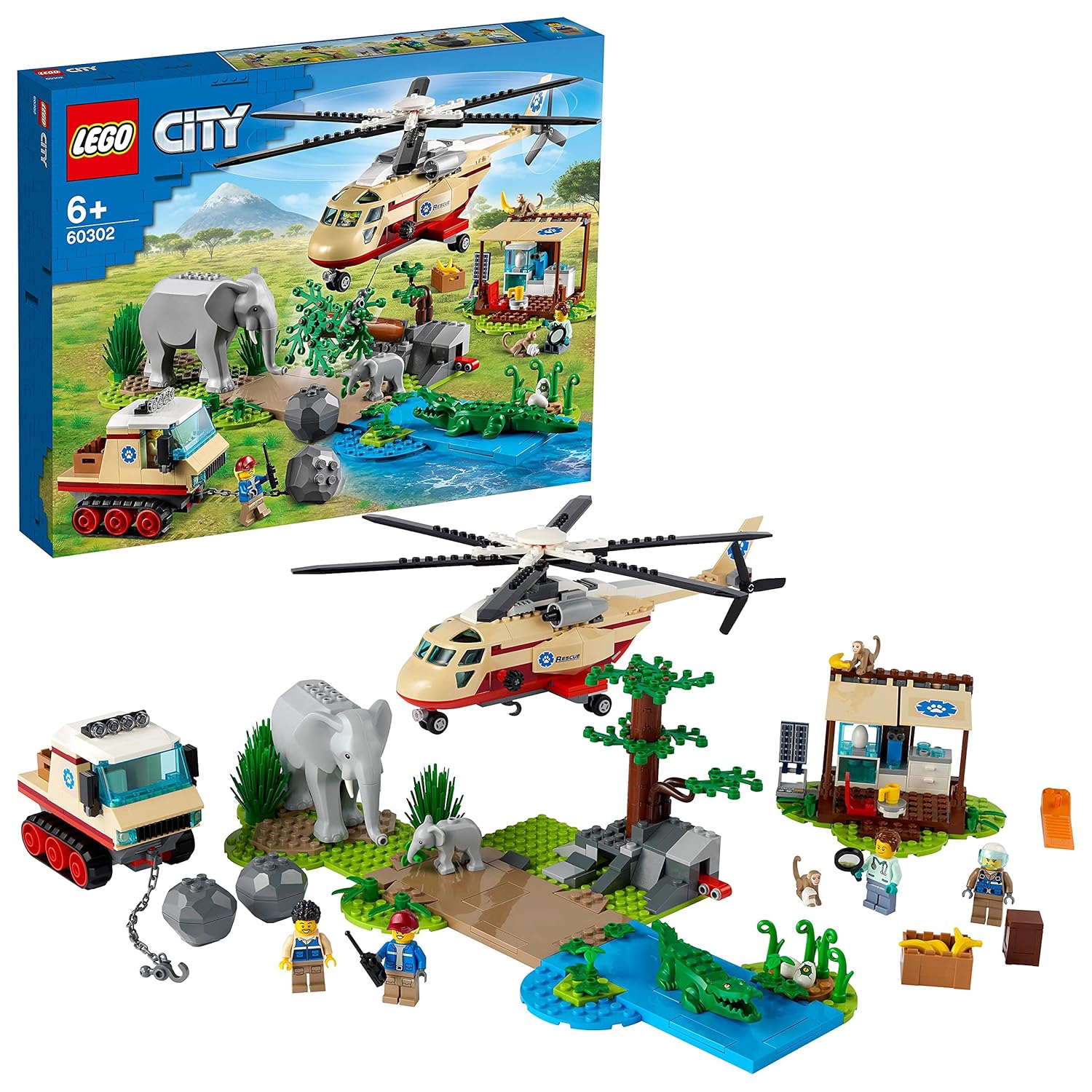 Lego 60302 City Wildlife Rescue of The Wild Animals
