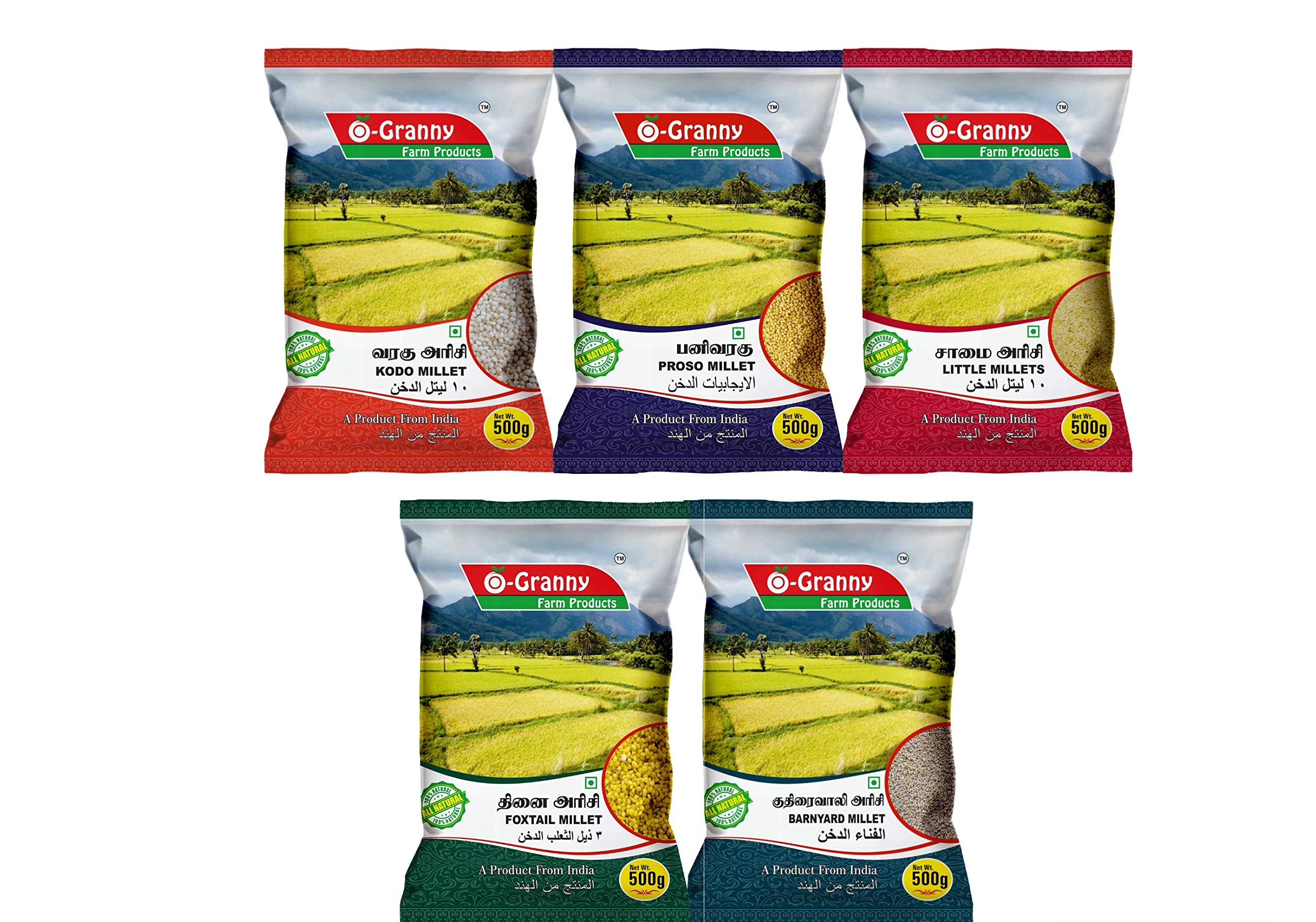 Buy Ogranny Farm Products Mixed Millets Natural & Organic Grains