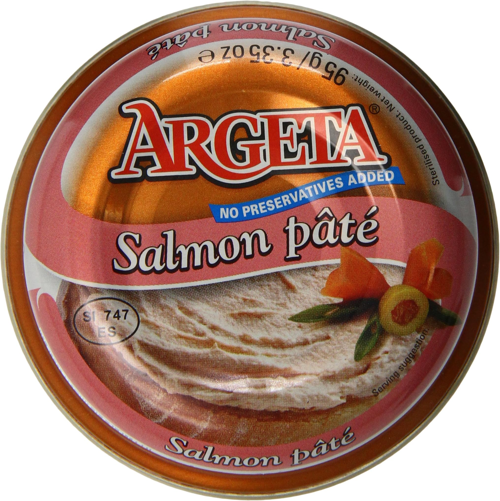 Pate Spread, Salmon, 3.35 Ounce