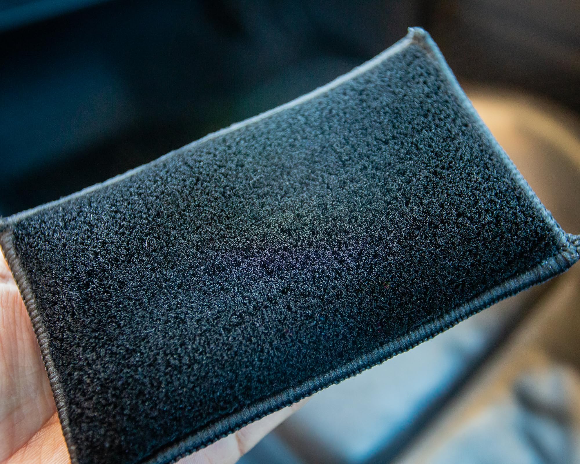 Detail Armory Double-Sided Scrub Pad, Interior Car Cleaning, Effective on Dashboards, Center Consoles, Door Panels, Plastic Trim, Leather Seats, Safe for Leather, Plastic, Vinyl, 3-Pack (Black)