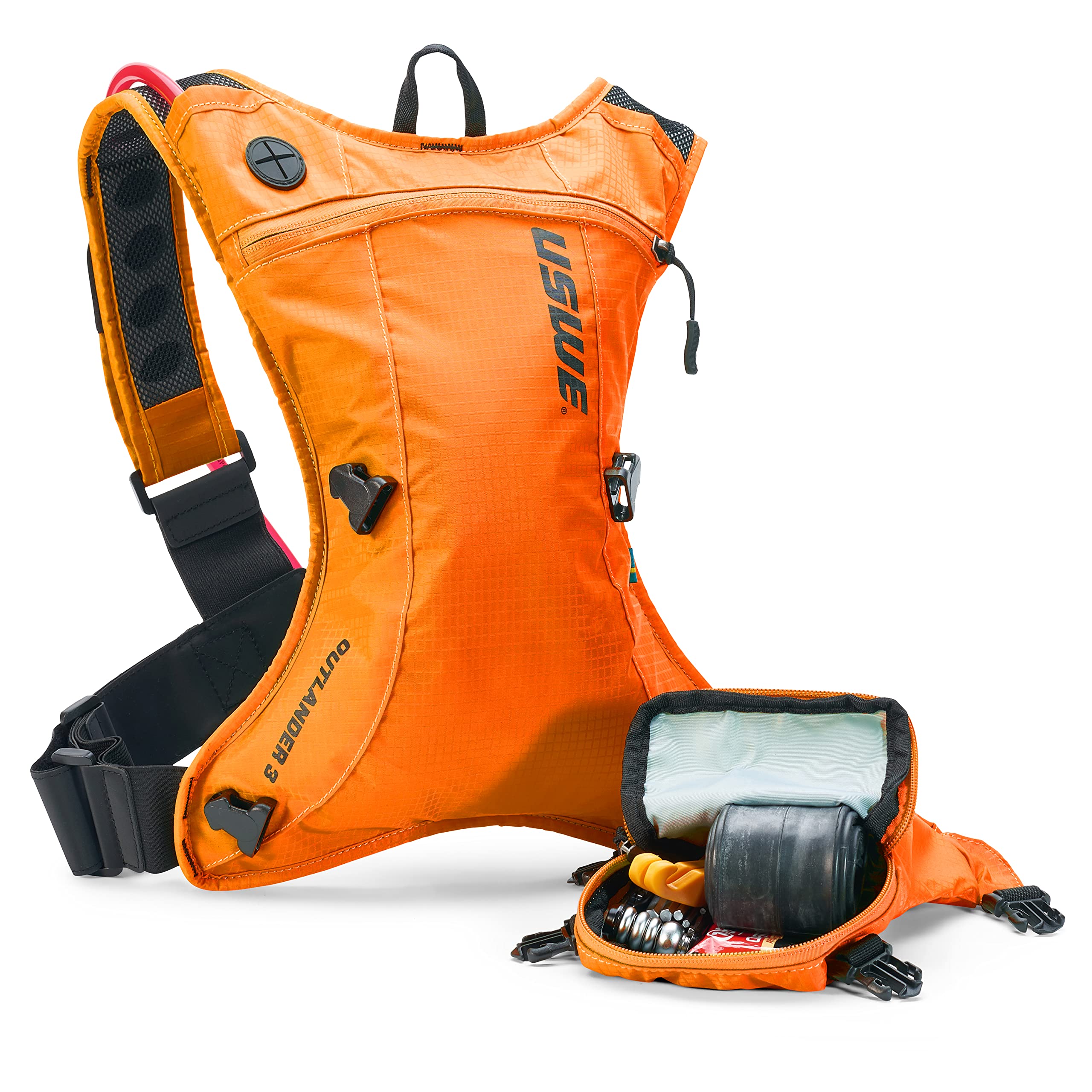 USWE Outlander - Mochila de hidratación con Bolsa de Agua, Mochila de hidratación para Ciclismo, MTB, Trail Running y más