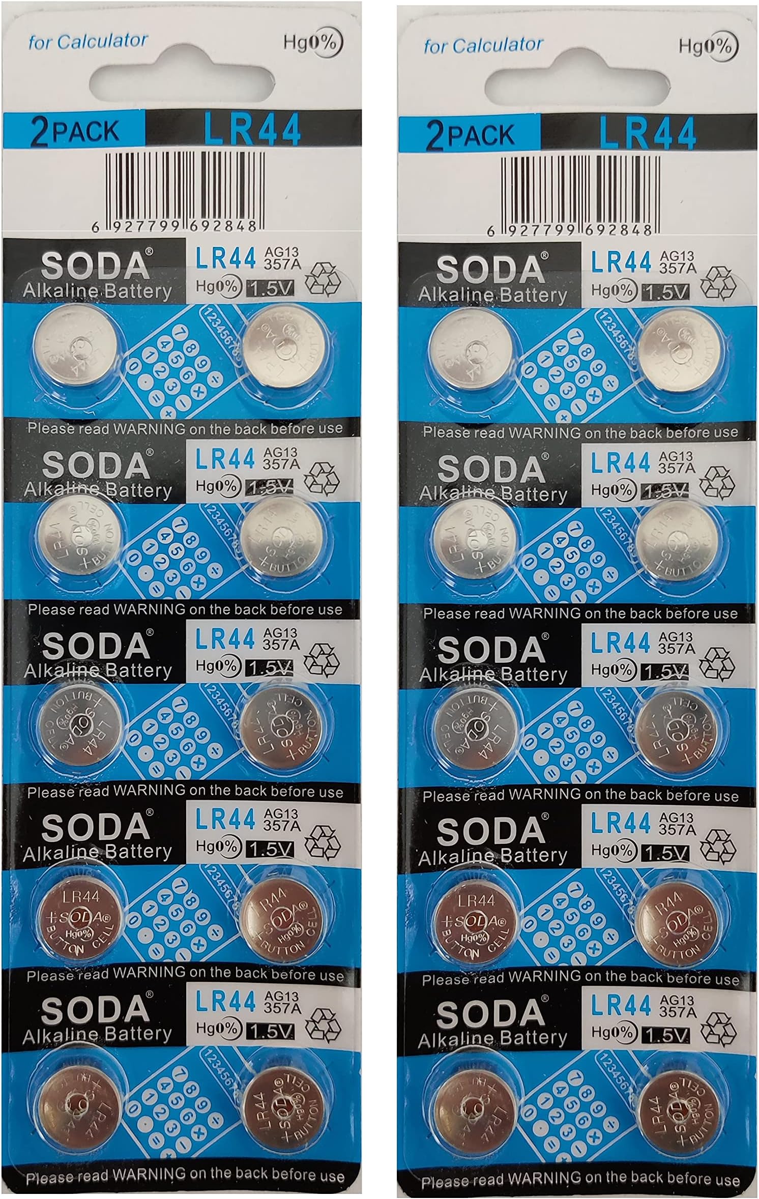 A76 LR44 AG13 Alkaline Cell 1.5V Alkaline Button Cell Battery (20 pcs.) BX-Q153-E9HQ
