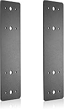 10" X 3" Straight Steel Flat Metal Plate (2 pc) with Powder Coating, Mending Plate, Joining Brackets, I Strap for Truss Framing