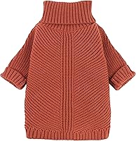 Vista 15 de Fitwarm Suéter de Cuello Alto para Perro de San Valentín, Ropa de Invierno para Perros Pequeños Hembra, Abrigo de Punto para Mascotas, Atuendo