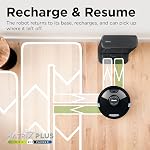 Shark RV2610WACA AI Ultra 2-in-1 Robot sous vide et Mop avec XL HEPA Base auto-suffisante, sans sac, 60-Day Capacité, Matrix Navigation propre