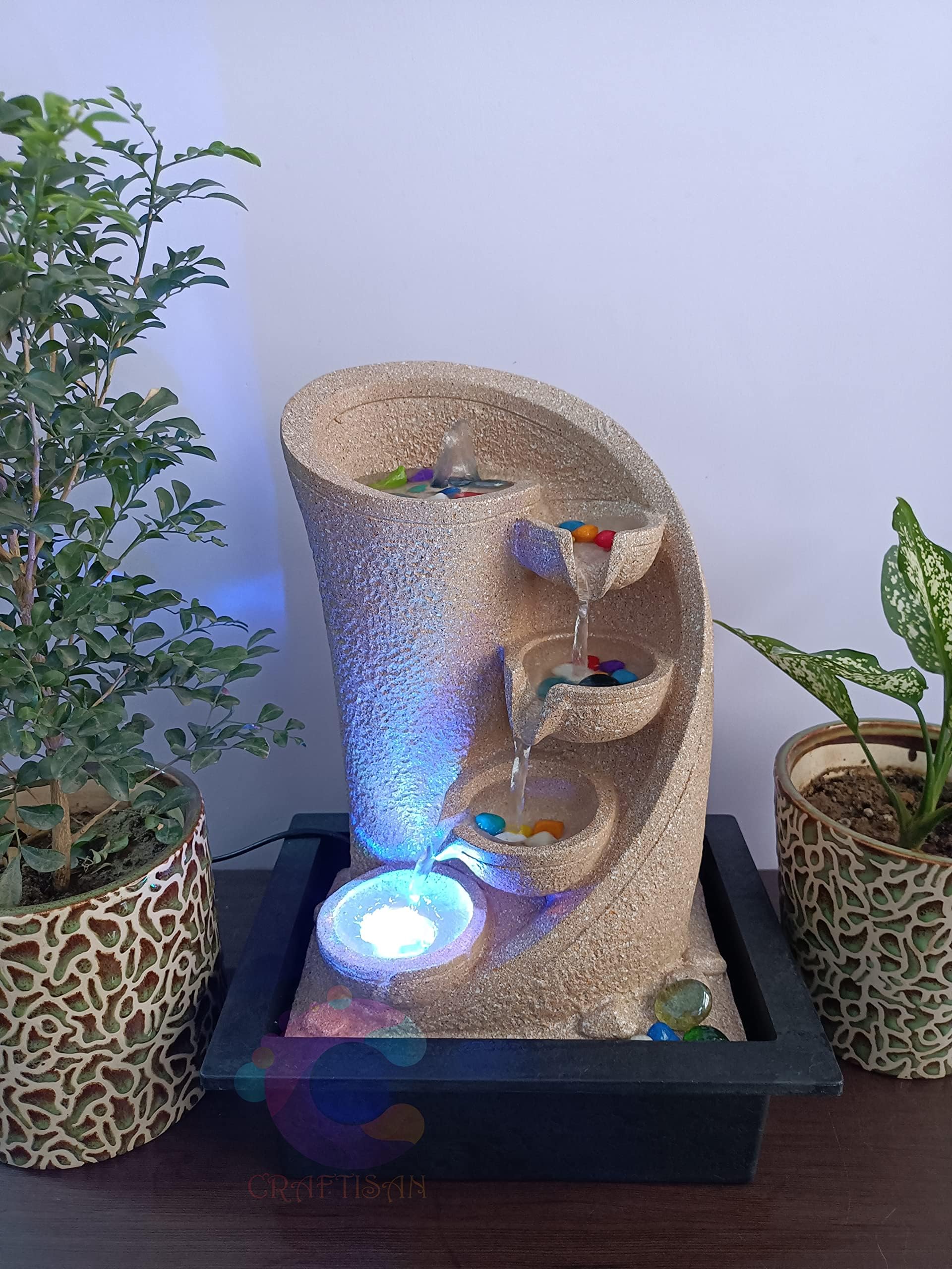 Wonderland 14 inch H Table Top Water Fountain Dove Fountain with