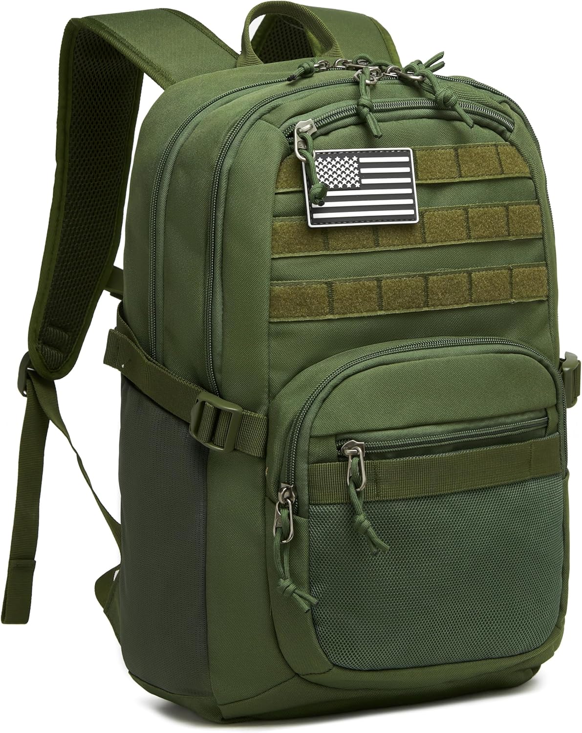 Military Tactical Backpack for Men Army 3 Days Assault Pack Bag with Molle System for Outdoor Adventures (Black, 40L)