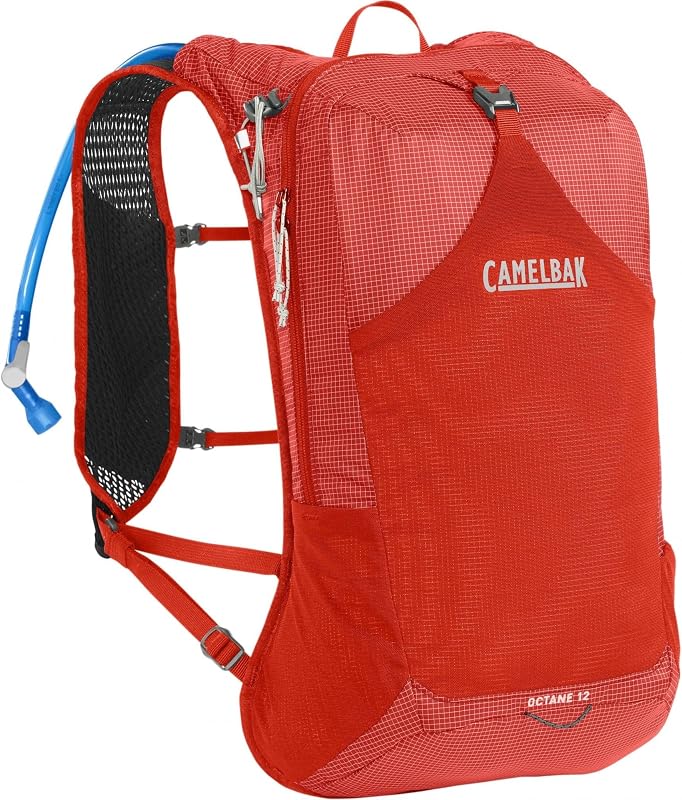 CamelBak Octane Mochila de hidratación para senderismo con depósito Fusion de 70 oz, soporte ventilado y almacenamiento para caminatas largas y rápidas