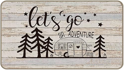 Miniatura 11 de Tapete de bienvenida para cámper, 17 x 30, alfombra de camping, decoración de caravana, alfombra interior para cámper