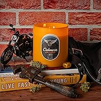 Vista 6 de Manly Indulgence Oakmoss & Amber - Velas perfumadas para hombres, 2 mechas, cera de mezcla de soja de alta calidad de 15 onzas, quema 60 horas