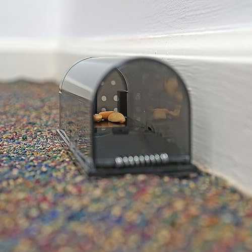 Miniatura 8 de Trampas para ratones de captura y liberación en vivo, juego de 2 trampas inteligentes para roedores seguras alrededor de mascotas y niños