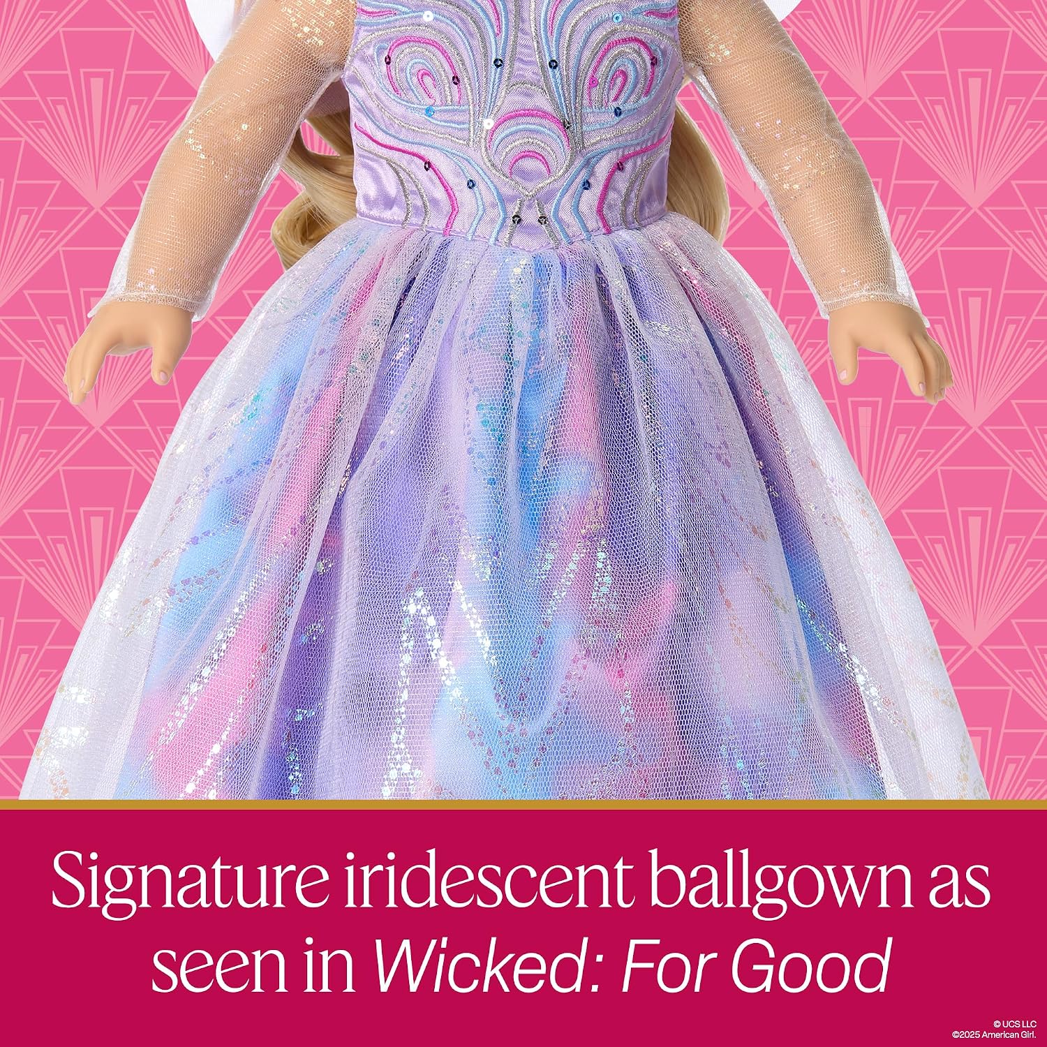American Girl Wicked Glinda Doll by American Girl Collector Series, with Brown Eyes, Long Wavy Blonde Hair, for Ages 8+