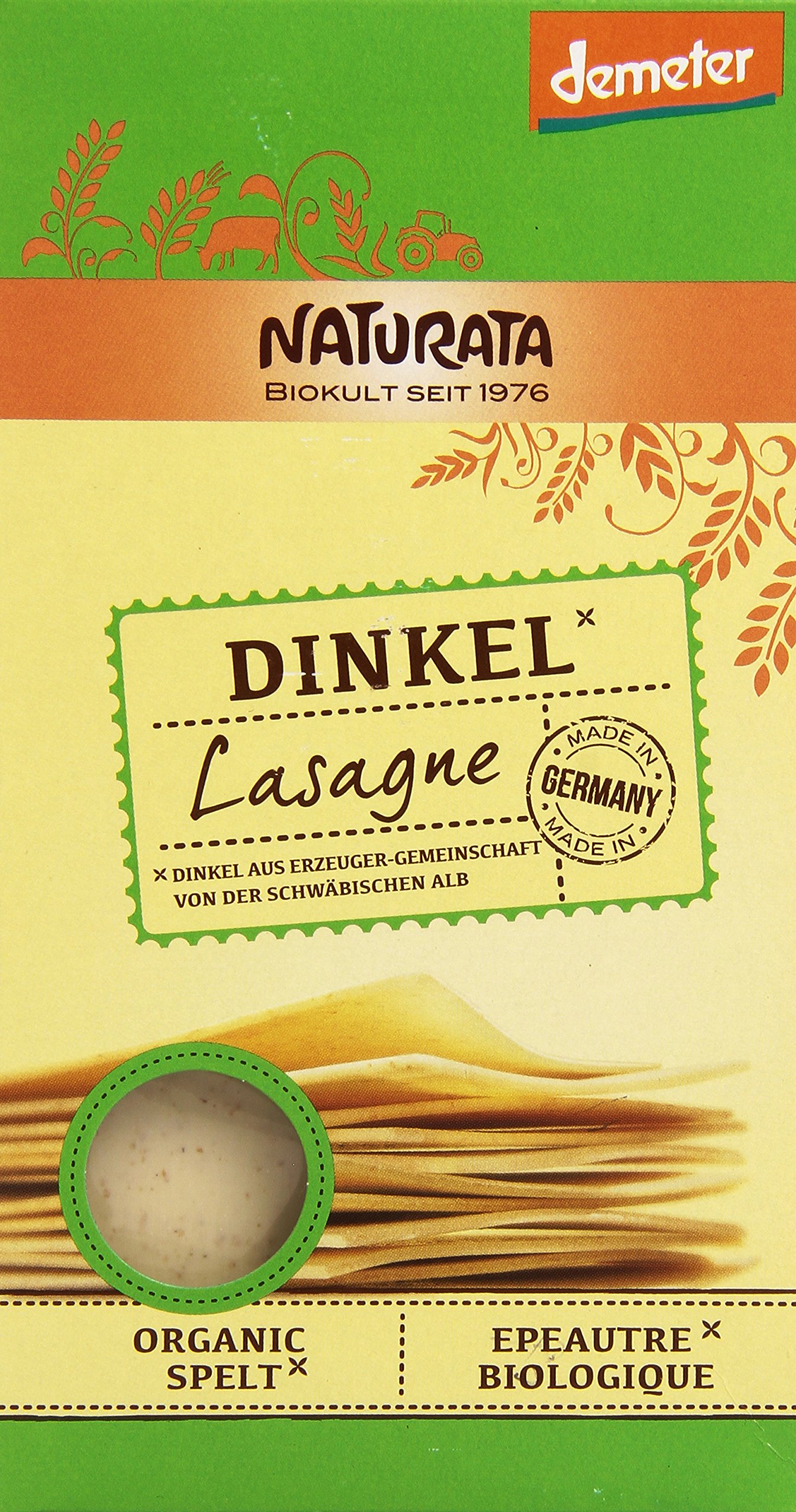 Naturata Lasagne Épeautre Bio 250 g