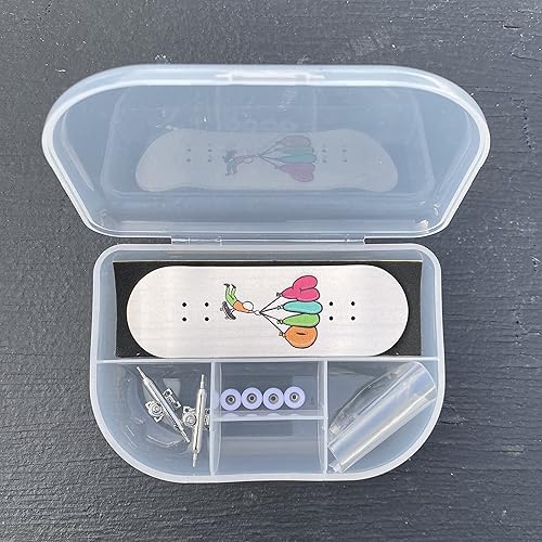 Miniatura 4 de Yllo Get'n Air Diapasón completo de madera de 5 capas de 3.937 in x 1.299 in con camiones mejorados de 1.260 in, tuercas de bloqueo, ruedas CNC