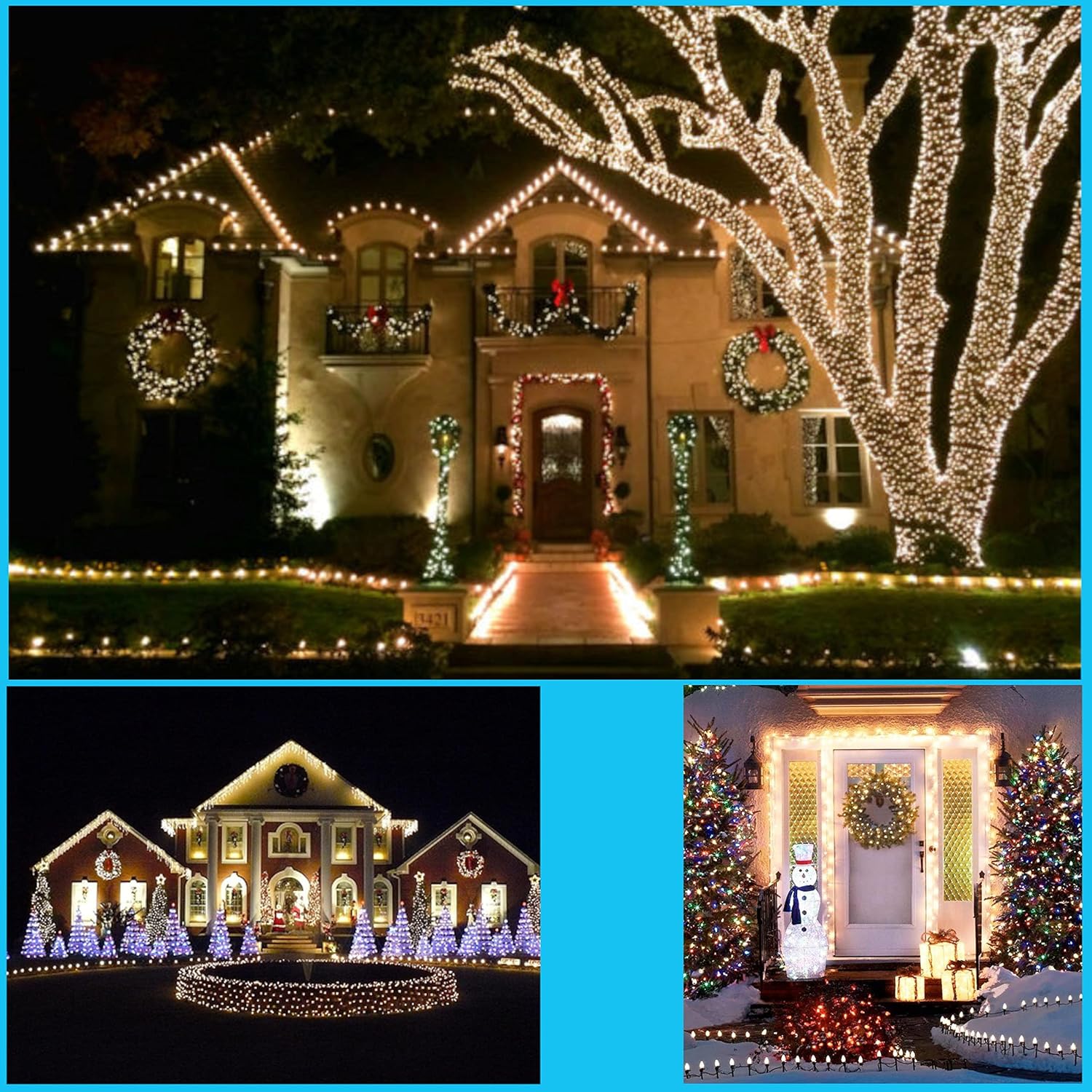 Christmas Light Controller - 16 Dazzling Flash/Fade Functions, 5 Timer Functions, Full Function Remote