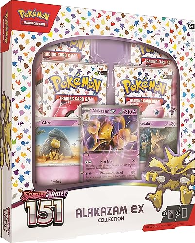 Pokemon TCG Scarlet & Violet 3.5 Pokemon 151 Alakazam Ex Box