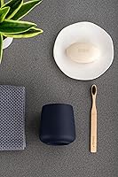 Vista 2 de Soporte para cepillos de dientes mate para baño, soporte para cepillo de dientes, vaso de cerámica moderno para cepillos de dientes como soporte