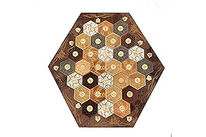 Settlers of Catan Custom Stained Wood Game Board