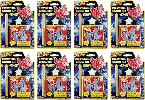 JA-RU Kit de cultivo de cristal mágico (1 juego de juguetes minerales) experimentos científicos de bricolaje para niños y adolescentes. Juguetes