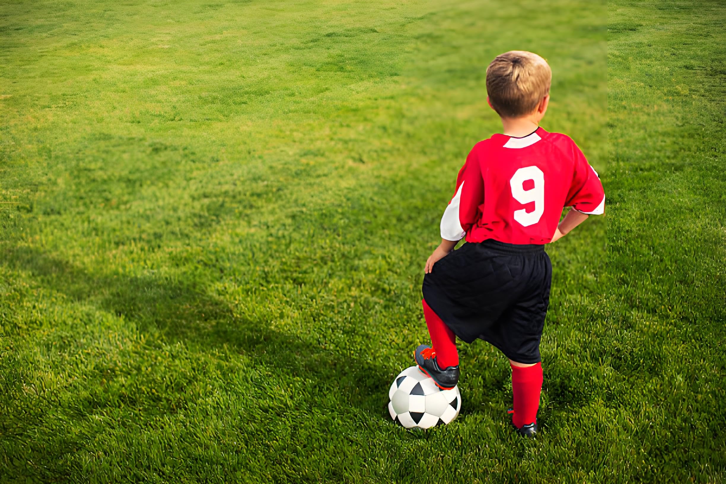 Football Jersey No.9, Soccer Jersey, Boys Girls Kids Youth Jersey Shirt (US, Numeric, 30, Regular, #9black)