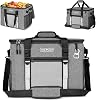 INSMEER Large Cool Bag 50L, Insulated Cooler Bag 80 Cans Foldable/Collapsible/Leakproof with Opener&Removable Shoulder Strap, Thermal Bag Cool Box for Camping Beach Picnic Family Shopping, 4 People