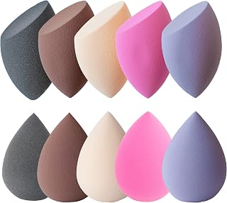 10 PACK Makeup Sponge Set, Makeup Beauty Blender, Face Blender, Makeup Brush, Makeup Remover, Foundation Blending Sponge