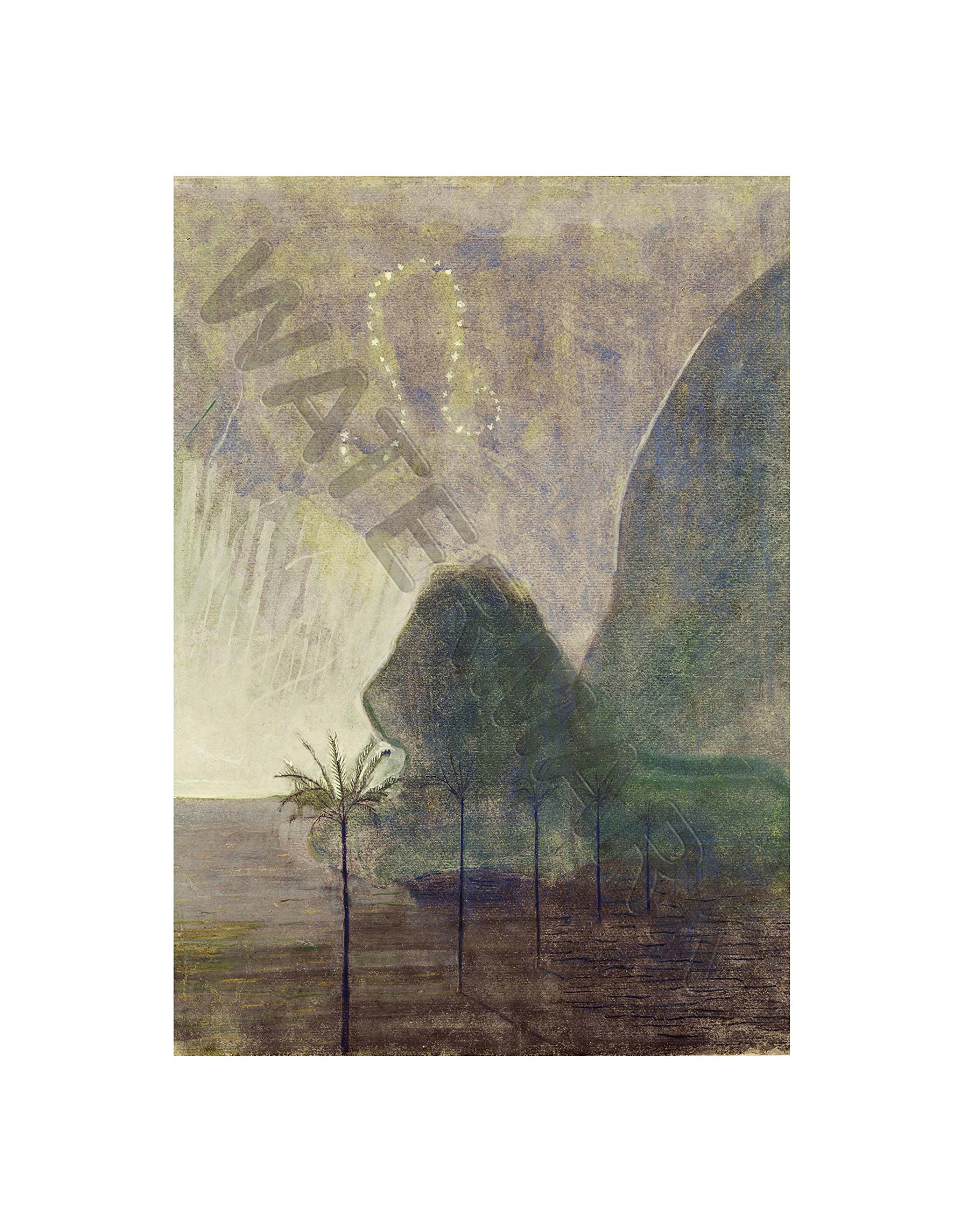 Wee Blue Coo Ciurlionis Sun Passing Leo Wall Art Print