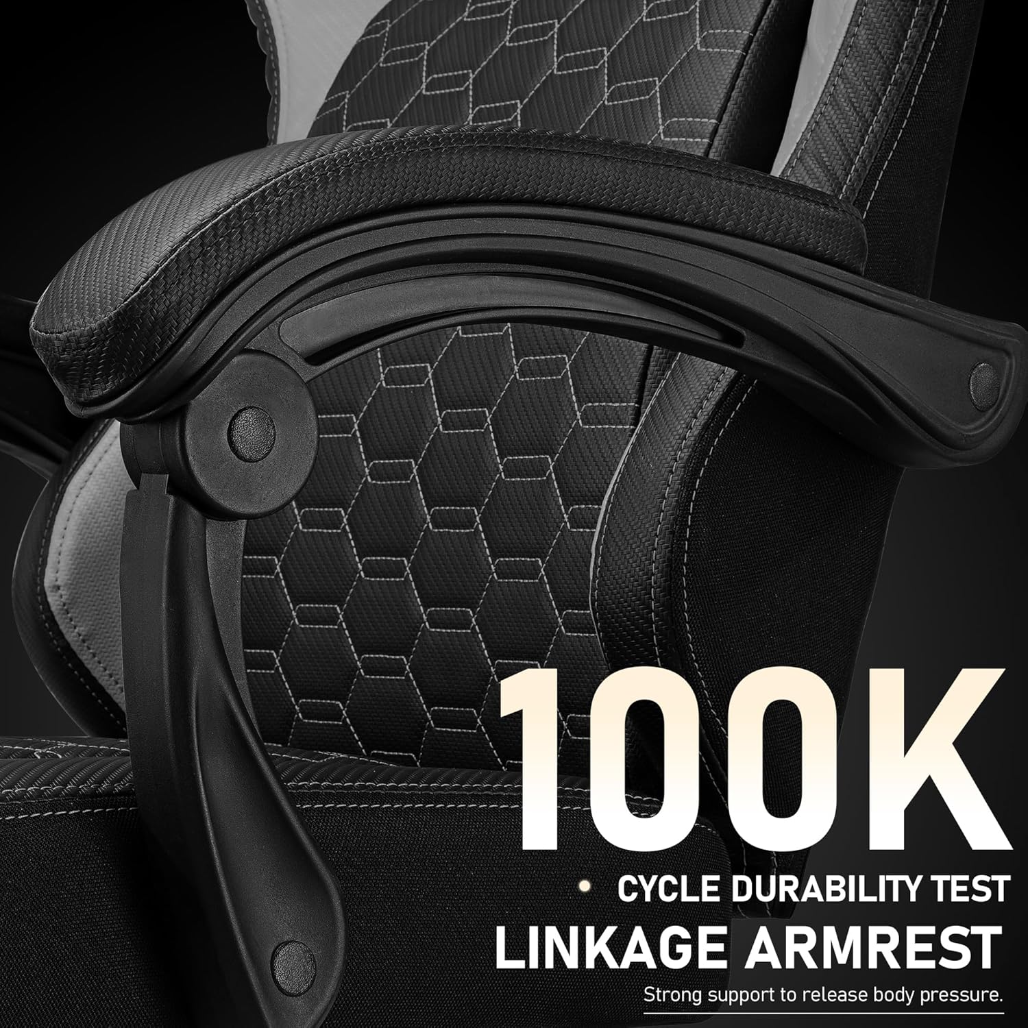 91UH6gQzNjL._AC_SL1500_ Gaming Chair with Pocket Spring Cushion, Video Game Computer Chair with Footrest for Adults, High Back Gamer Leather Chair with Headrest and Lumbar Support for Office Gaming 300LBS