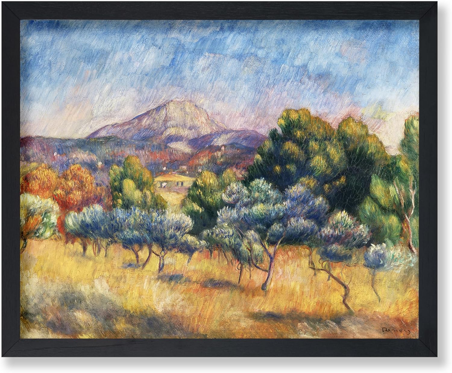 Poster Master Vintage Watercolor Poster - Retro Abstract Print - Le Jardin, Garden, Colorful, Aesthetic, Beautiful - 16x20 UNFRAMED Wall Art - Gift for Artist, Painter - Wall Decor for Home, Office