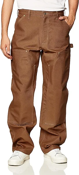 Carhartt Men's Big & Tall Firm Duck Double Front Work Dungaree