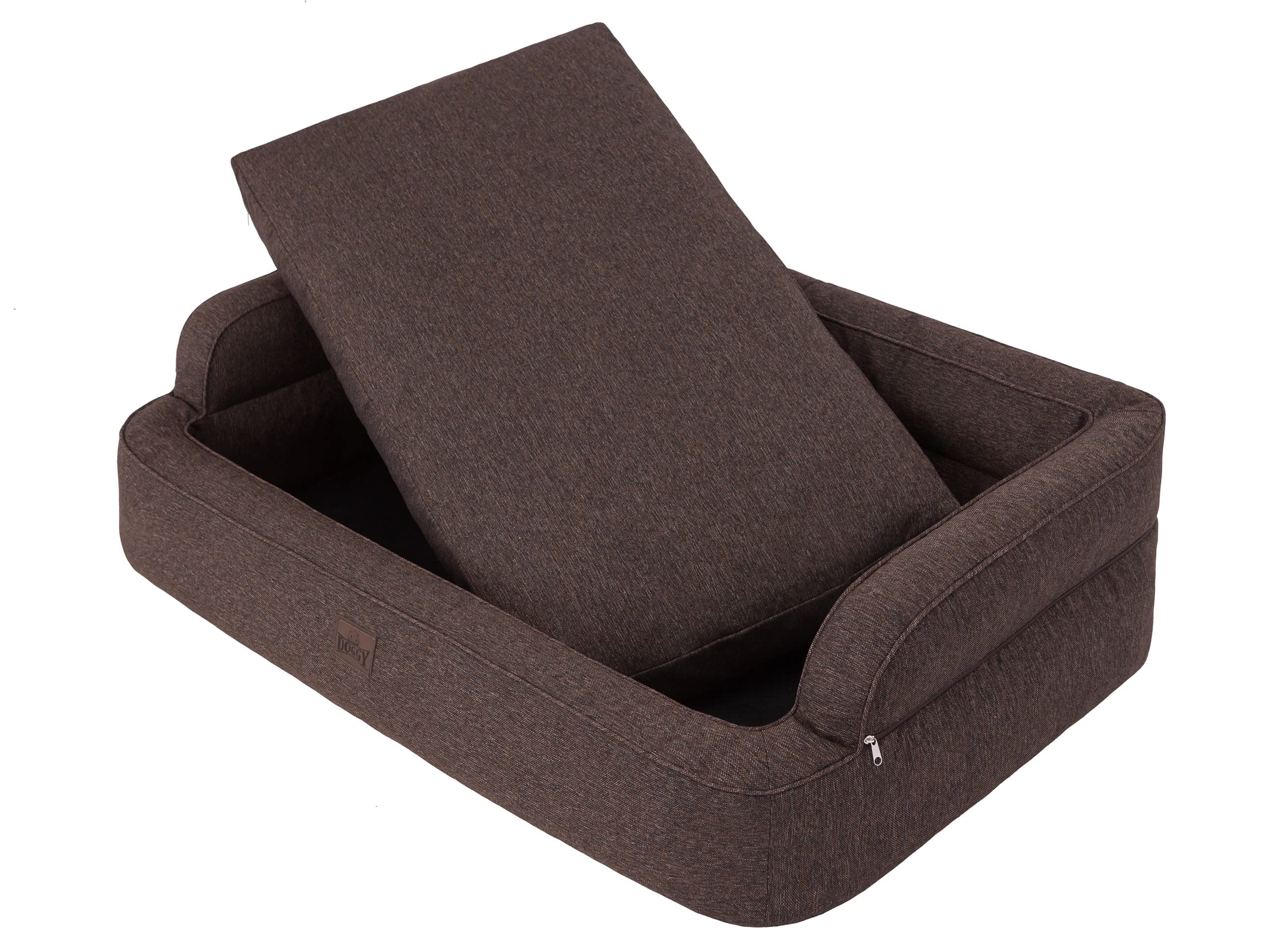 Doggy Lit pour chien, lit pour chat, canapé pour chien, canapé pour chien, housse amovible, panier pour chien, coussin pour chien, meuble pour animaux, couchette, couchette, couchette, taille XXL :