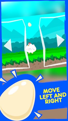 Tiny Chicken: Bouncy Egg Dash - populares super simples jogos divertidos para livre (2018) sem wi-fi