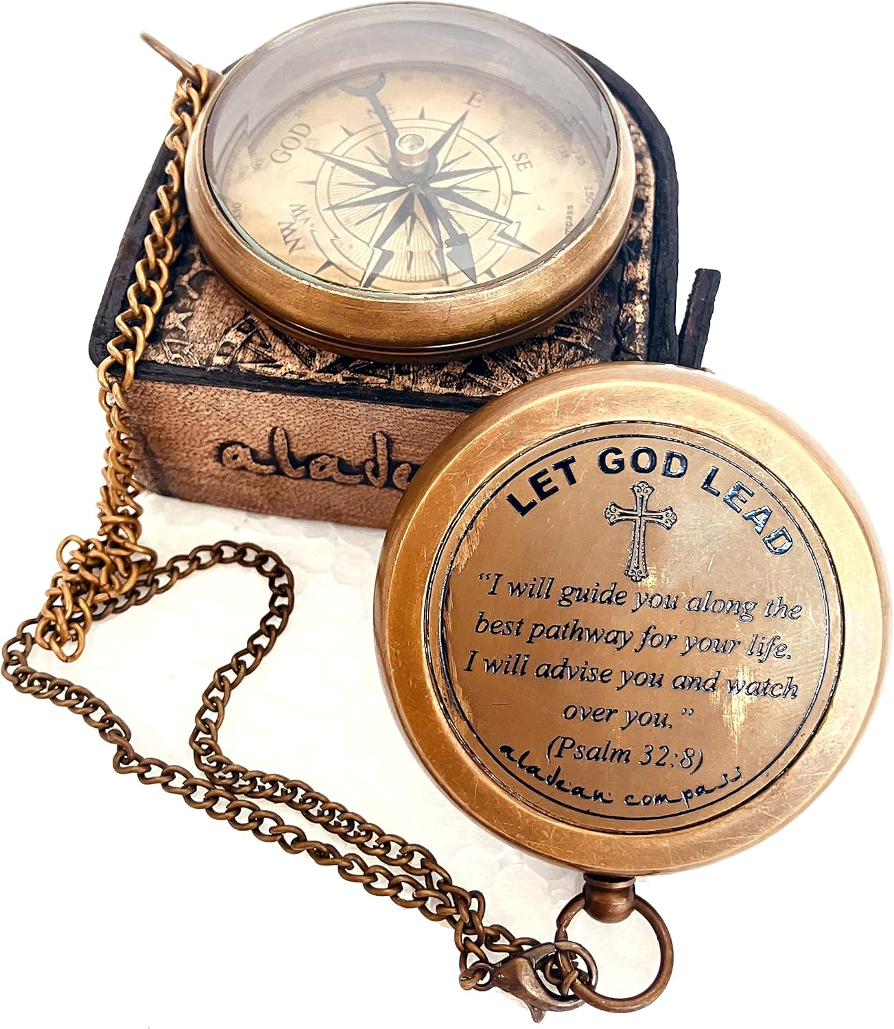 Let God Lead Religious Gifts for Men Bible scripture