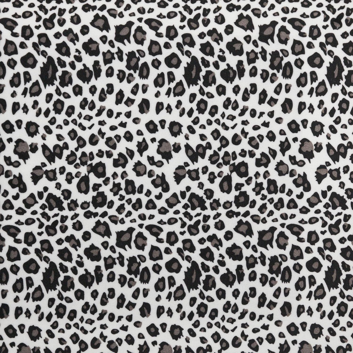 Safari - Cheetah, LA Zoo Short Pile Velvet Drapery and Upholstery Fabric BY THE Yard with Backing Black