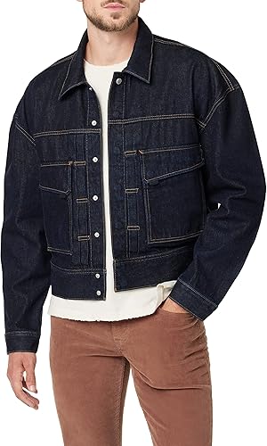 HUDSON Chaqueta Trucker (Boxy Crop) para hombre