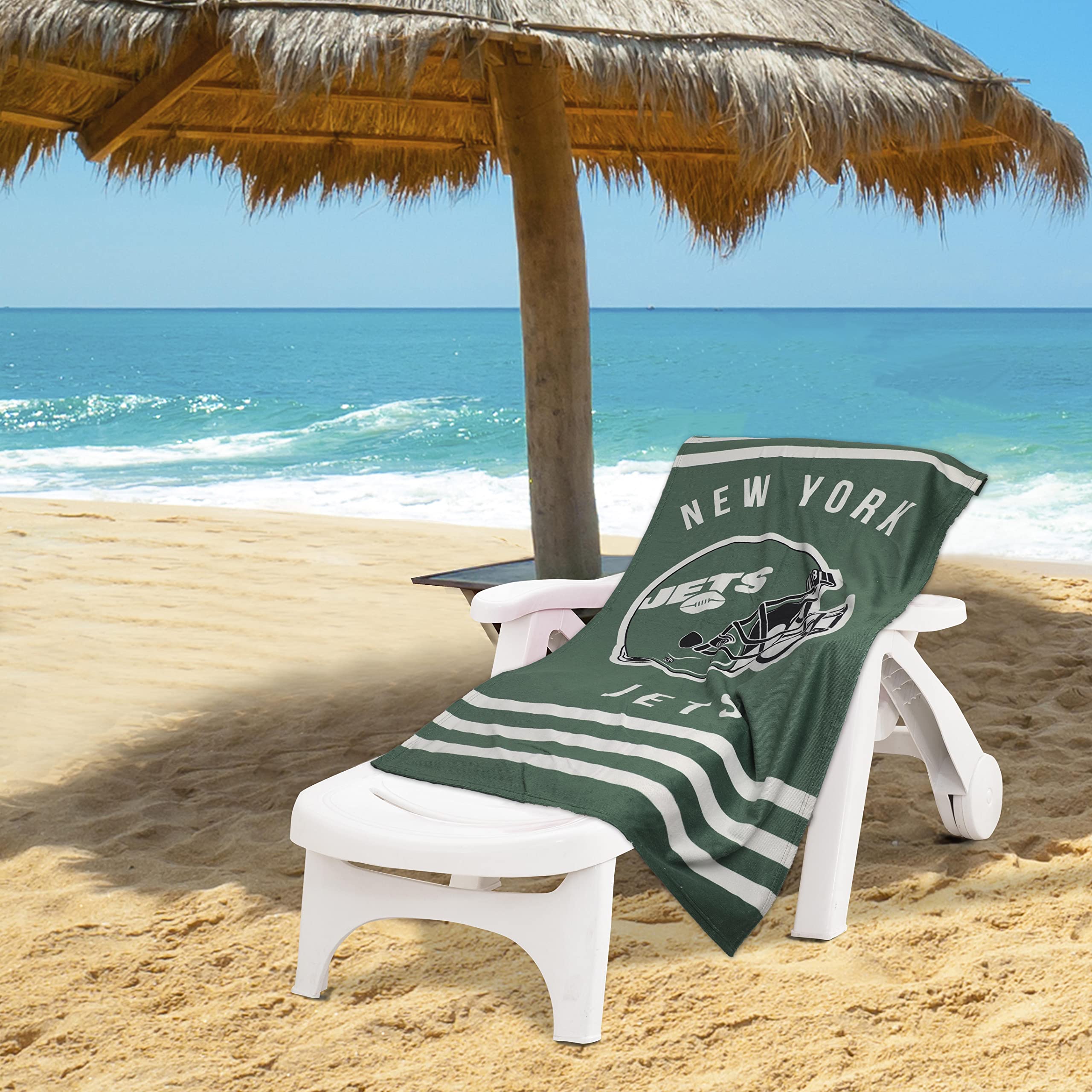 NORTHWEST NFL Stripes Beach Towel, 30